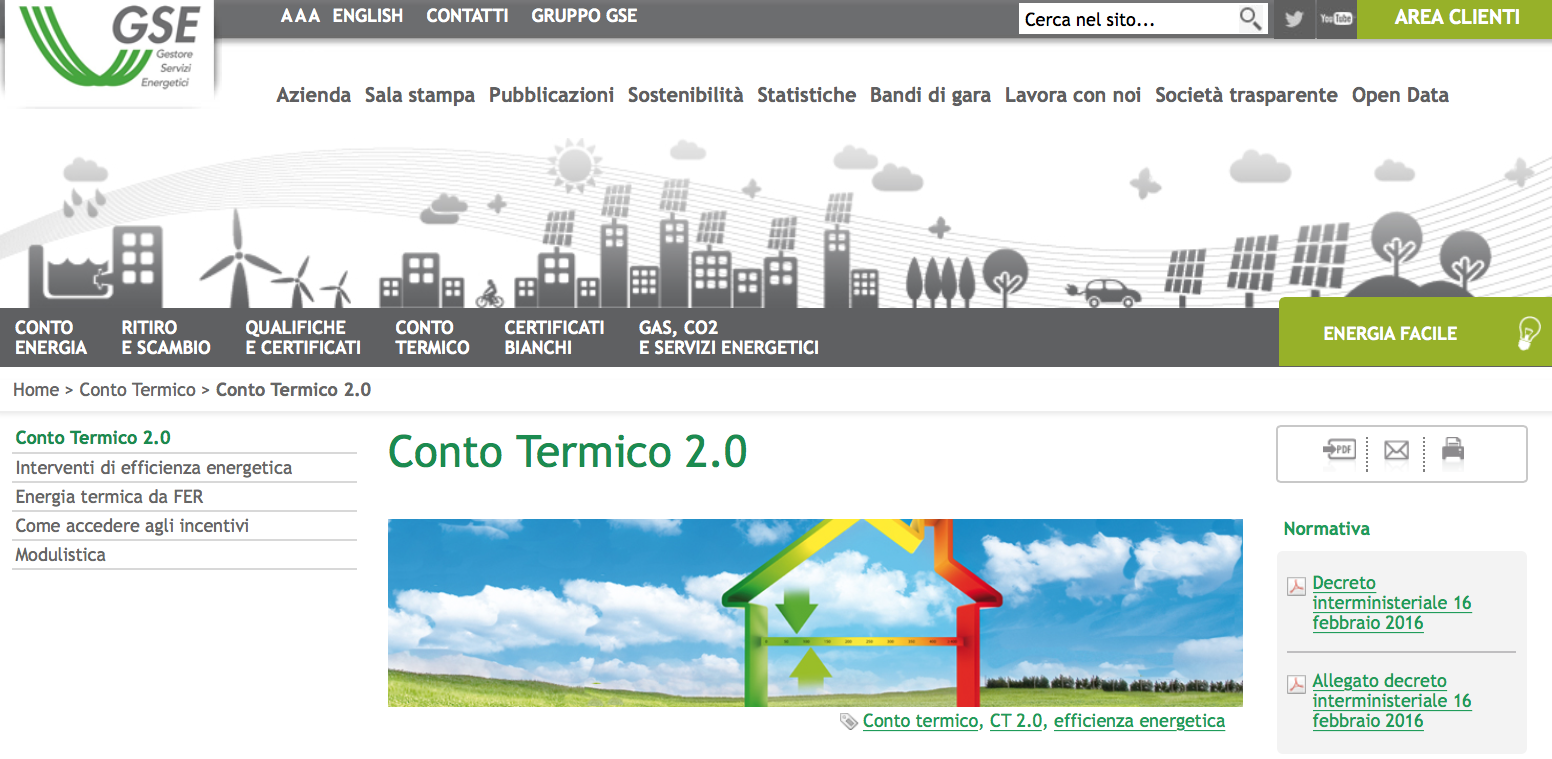Conto Termico 2.0: dal 31 maggio al via le nuove disposizioni del GSE