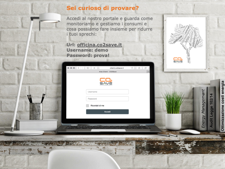 Benvenuta OFFICINA, la nostra piattaforma cloud per Energy manager